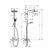 Душевая система hansgrohe crometta e 240 1jet showerpipe 27284000 в Шымкенте фото № 3