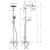 Душевая система hansgrohe crometta s240 showerpipe 27320000 с термостатом в Шымкенте фото № 3