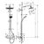 Душевая система hansgrohe croma e showerpipe 280 1jet 27630000 с термостатом в Шымкенте фото № 2