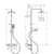 Душевая система hansgrohe vernis shape 26286000 230 термостат в Шымкенте фото № 2