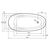 Ванна отдельностоящая 180x85 ideal standard around k871501 в Шымкенте фото № 4