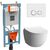 унитаз с инсталляцией 4в1 vitra sento 7748b003-0075 v12 740-0480 slim lift в Шымкенте фото № 1