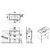 тумба с раковиной 80см vitra mia 66109, белый глянец в Шымкенте фото № 2