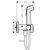 Гигиенический душ hansgrohe bidette s 29232000 в комплекте со скрытой частью 29235180, хром в Шымкенте фото № 2
