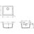 Кухонная мойка hansgrohe s510-u450 43431170 искусственный камень в Шымкенте фото № 2
