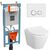 унитаз с инсталляцией 4в1 vitra integra 7040b003-0075 v12 740-0480 slim lift в Шымкенте фото № 1