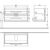 тумба с раковиной 100 см villeroy&boch avento a89200b4+4156a5r1 в Шымкенте фото № 2