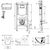 унитаз с инсталляцией 4в1 villeroy&boch subway 3.0 4670ts01 92242700 922490an в Шымкенте фото № 2