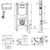 унитаз с инсталляцией 4в1 villeroy & boch architectura 4694hr01 92242700 92249061 в Шымкенте фото № 2