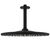 Верхний душ с кронштейном grohe rainshower 310 22124kf0, 142, 2 режима струи, черный в Шымкенте фото № 2