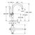 Напольный смеситель для ванны grohe atrio 25044003 с душевым гарнитуром, хром в Шымкенте фото № 2