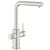 смеситель для кухни grohe blue pure minta 30590dc0, выдвижной излив, суперсталь в Шымкенте фото № 1