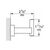 Крючок для банного халата grohe essentials cube 40511001, хром в Шымкенте фото № 2