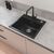 смеситель для кухни grohe quickfix start 304702430, черный в Шымкенте фото № 2