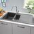 Кухонная мойка grohe k400 31642at0, серый гранит в Шымкенте фото № 2