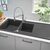 Кухонная мойка grohe k400 31643ap0, черный гранит в Шымкенте фото № 2
