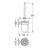 туалетный ершик grohe essentials cube 40513001,  хром в Шымкенте фото № 2