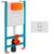 Инсталляция 3в1 v-fix сore 732-5800-01 740-0180 twin хром в Шымкенте фото № 1