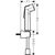 Гигиенический душ hansgrohe bidette 29234000, хром в Шымкенте фото № 2