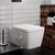 унитаз подвесной hansgrohe elupura q 60194450/60150450 с микролифтом, белый в Шымкенте фото № 2