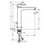 смеситель для раковины hansgrohe talis e 71716140, бронза в Шымкенте фото № 2