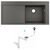 Кухонная мойка hansgrohe s514-f450 43314290 искусственный камень в Шымкенте фото № 1
