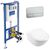 унитаз с инсталляцией 5в1 villeroy&boch subway 3.0 4670t001 viconnect 92242700 viconnect 92249069 9m78s101, хром в Шымкенте фото № 1