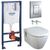 Комплект grohe: унитаз ideal standard e814901 с инсталляцией rapid sl 38772001 в Шымкенте фото № 1
