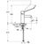 смеситель для раковины vitra aquamed a42312wsa в Шымкенте фото № 3