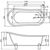Ванна акриловая belbagno 170x80 bb04-1700 в Шымкенте фото № 2