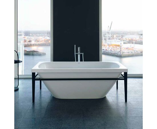 Ванна акриловая duravit xvui 700444000b20000 160 x 80 см отдельностоящая, черный матовый в Шымкенте фото № 2