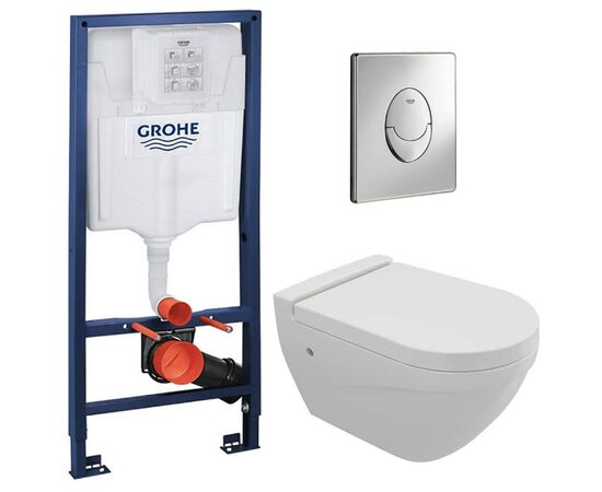 Подвесной унитаз taormina arch bocchi с инсталляцией grohe rapid sl в Шымкенте фото № 1