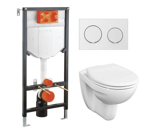 Комплект vitra spinflush: 9842b003-7206 с инсталляцией uno в Шымкенте фото № 1