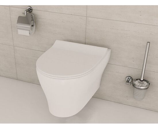 унитаз подвесной vitra 4449b003-0101 bella с микролифтом (комплект) в Шымкенте фото № 2