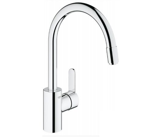 Grohe eurostyle cosmopolitan 31126002 смеситель для мойки с вытяжным изливом dn 15 в Шымкенте фото № 1