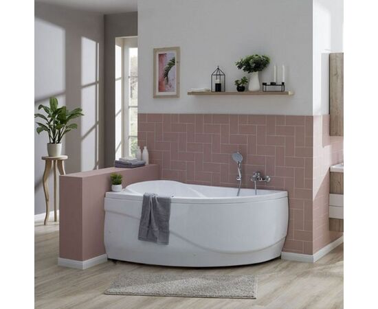 Ванна акриловая aquanet 150x90 r maldiva с каркасом в Шымкенте фото № 3