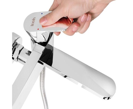 Mirsb00i02 смеситель для ванны mirro iddis с коротким изливом в Шымкенте фото № 2