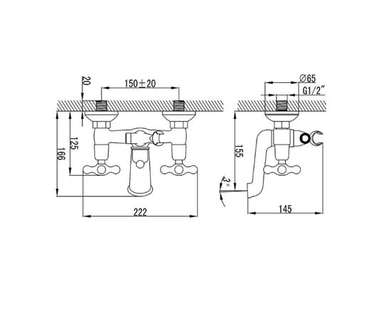 Je2sb00i02 смеситель для ванны jeals iddis с коротким изливом в Шымкенте фото № 4
