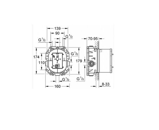 Grohe 19920000 grandera смеситель для ванны/душа в Шымкенте фото № 4