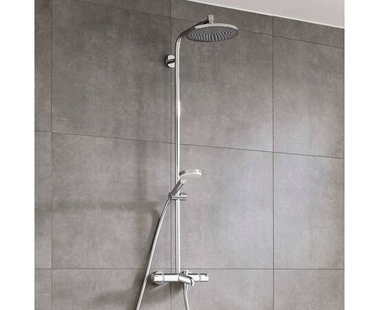 Душевая система hansgrohe crometta s240 showerpipe 27320000 с термостатом в Шымкенте фото № 2