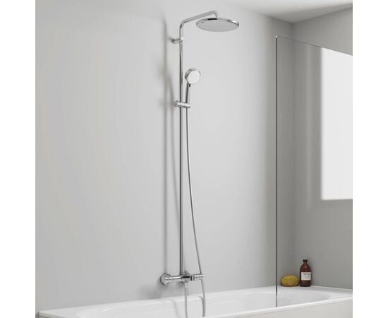 Душевая система с термостатом grohe tempesta cosmopolitan 250 26672000 для ванны, хром в Шымкенте фото № 2