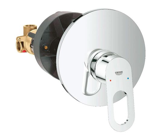 Встраиваемый смеситель для душа grohe bauloop 29080000 с механизмом, хром в Шымкенте фото № 1