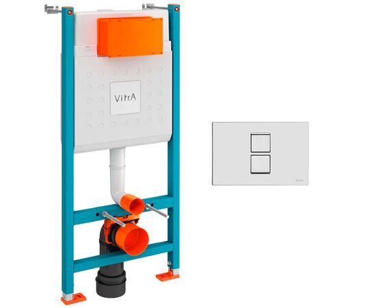 Инсталляция 3в1 v-fix сore 732-5800-01 740-0180 twin хром в Шымкенте фото № 1