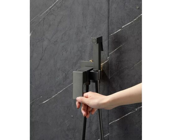 Гигиенический душ hans h431.05 оружейная сталь в Шымкенте фото № 1