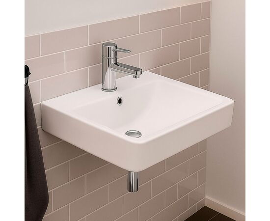 раковина накладная hans 8175hs 61x46см, полувстраиваемае, белая в Шымкенте фото № 3