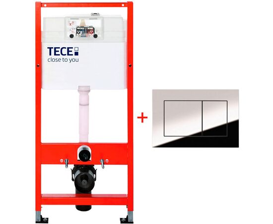 Инсталляция для унитаза teceprofil 9400407 c клавишей смыва base 9240401 в Шымкенте фото № 1