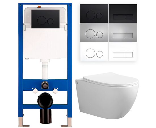 унитаз с инсталляцией 5в1 hans h2281tqhs h5108-0xxx в Шымкенте фото № 1