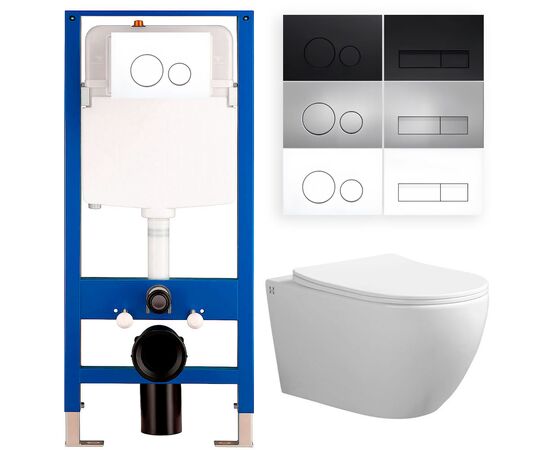 унитаз с инсталляцией 5в1 hans h2281tqhs h5108-0xxx в Шымкенте фото № 1