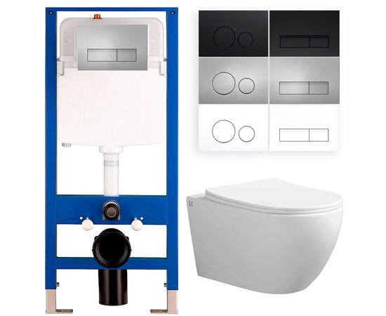 унитаз с инсталляцией 5в1 hans h2281tqhs h5108-0xxx в Шымкенте фото № 1