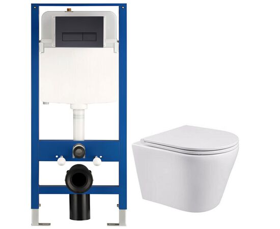 унитаз с инсталляцией 5в1 hans hs-053tq h5108-0203 в Шымкенте фото № 1